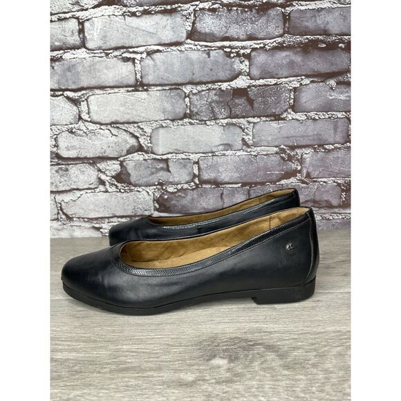 Shoes For Crews 55315 Reese Black Leather Work Slip Flats Women Sz 11M US/43EU - Picture 12 of 16